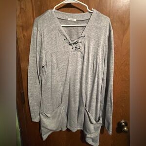 Maurices Heather Gray Knit Top